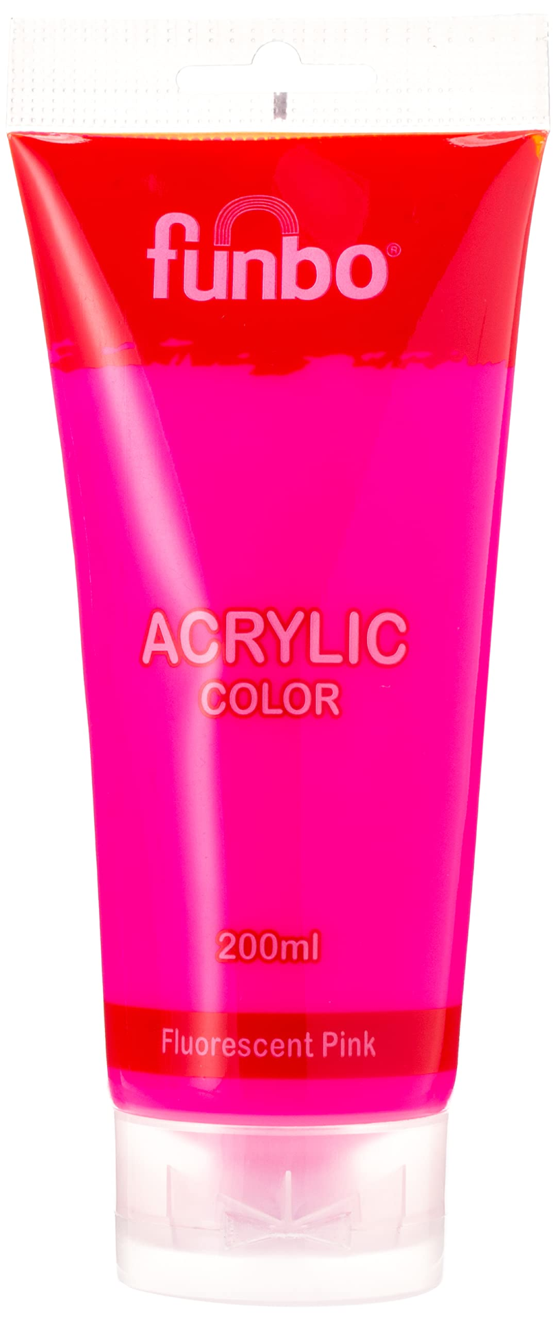 Funbo Acrylic TUBE 200ml 010 FLUORECENT PINK FO-AC-200-010